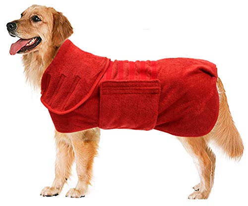 Geyecete Microfiber Dog Bathrobe Geyecete Microfiber Dog Bathrobe